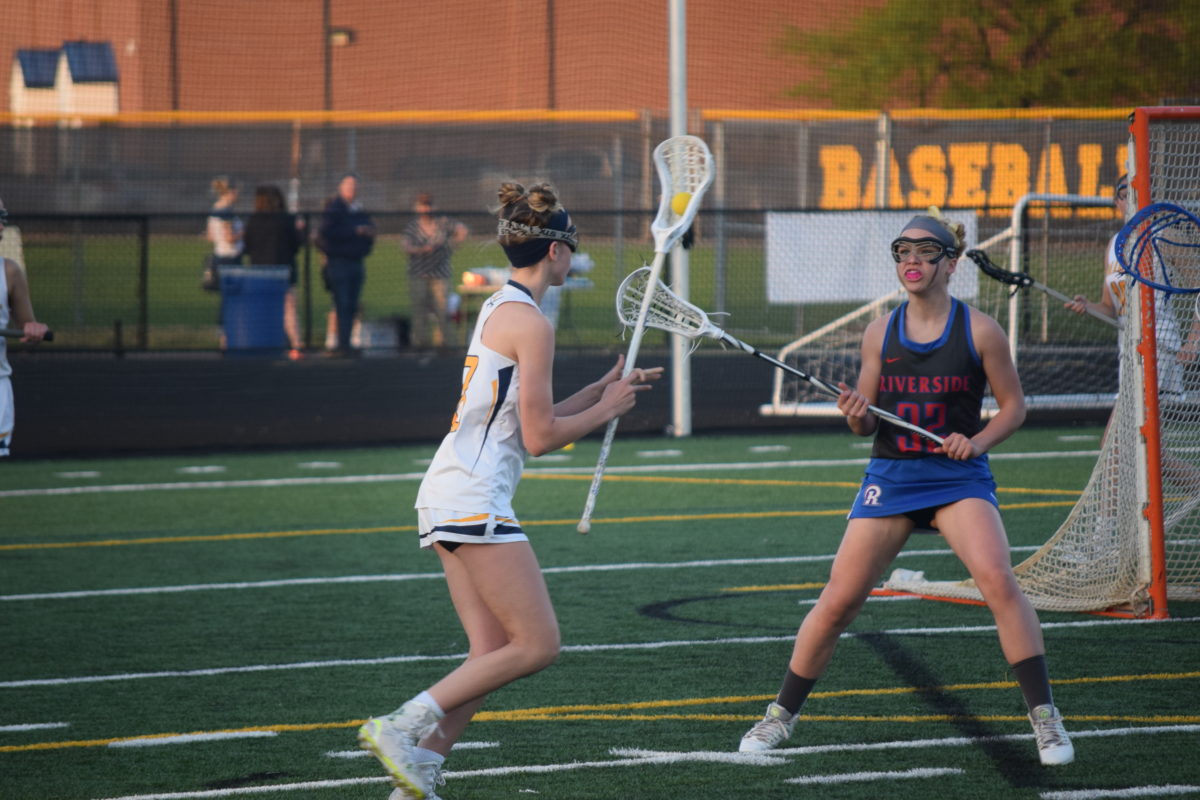 Loudoun County sophomore Taylor Curtis would not go down without a fight, scoring four goals for the Lady Raiders including a rally stopper in the middle of the second half. Full photo gallery by Owen Gotimer!
