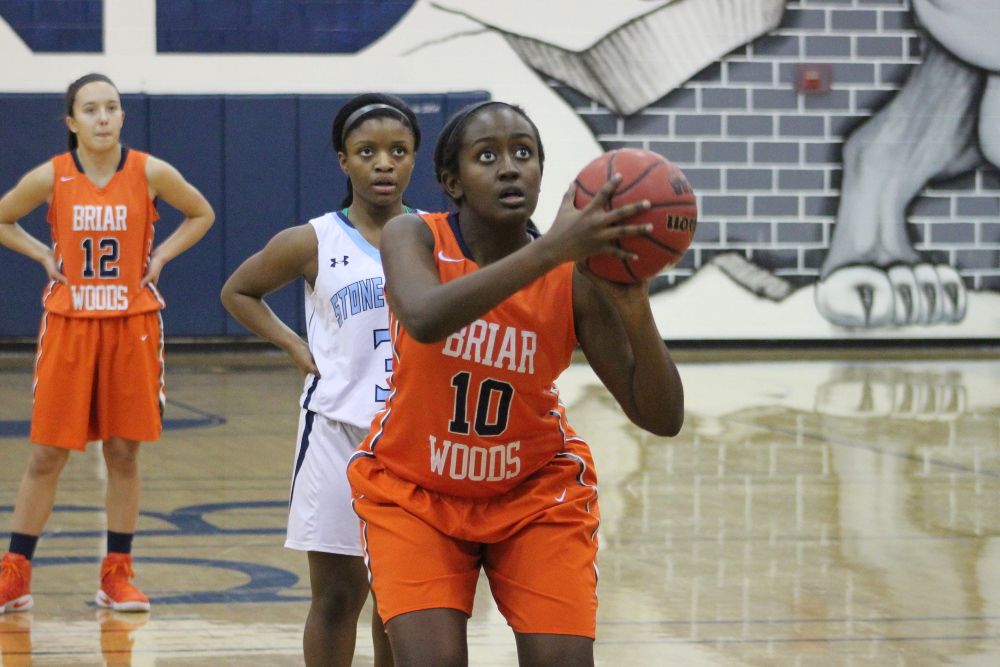 Girls Basketball: Briar Woods Ends Regular Season on High Note with Win Over Stone Bridge amani-rascoe-briar-woods-basketball