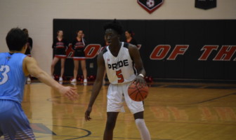 Boys Basketball: Heritage Overpowers Stone Bridge in Transition Offense Moustapha Sene Heritage Basketball