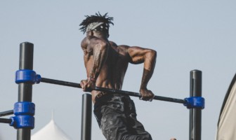 Wellness Wednesday: Signs and Symptoms of a Pulled Muscle man doing gymnastics on pull up bar