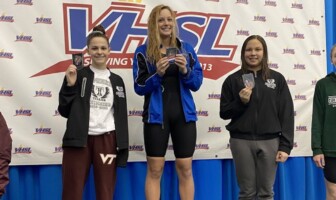 Swimming: Andrew Blusiewicz, Shelby Gerving, Kyle Johnson Claim VHSL 4A State Titles Shelby Gerving Tuscarora Swim