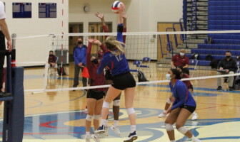 Volleyball: Riverside Sweeps Rock Ridge in Potomac District Matchup Lauren Sanden Riverside Volleyball