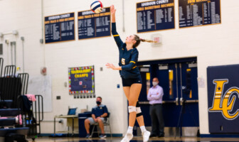 Volleyball: Loudoun County Trumps Tuscarora in Straight Sets Madison LaRue Loudoun County Volleyball